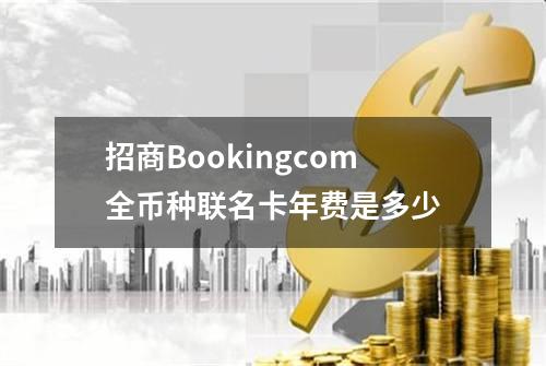 招商Booking.com全币种联名卡年费是多少